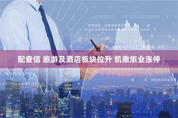 配查信 旅游及酒店板块拉升 凯撒旅业涨停