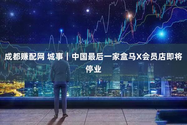 成都赚配网 城事｜中国最后一家盒马X会员店即将停业