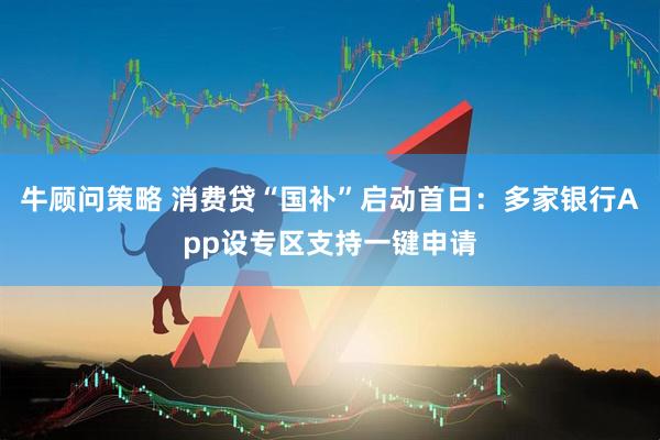 牛顾问策略 消费贷“国补”启动首日：多家银行App设专区支持一键申请